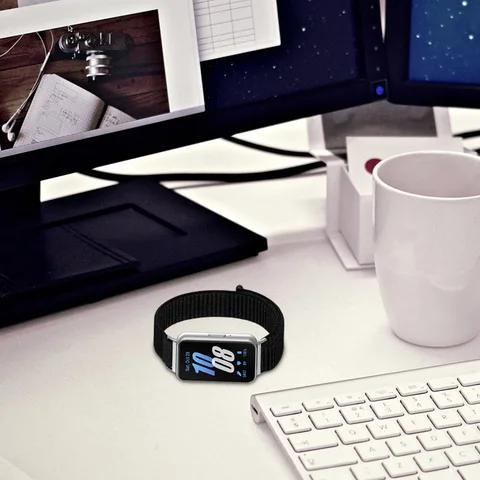 Нейлоновый ремешок, регулируемые дышащие сменные ремни, тканевые эластичные ремни для Samsung Galaxy Fit 3, SM-R390