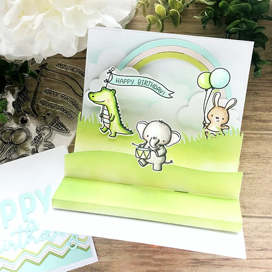 Стальные пресс-формы для скрапбукинга Party Parade