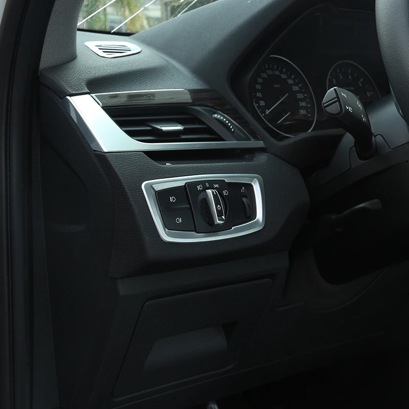 ABS углеродное волокно кнопка переключения фар автомобиля рамка наклейка