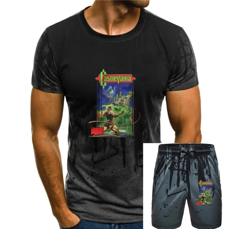 

Title: Castlevania retro game shirt