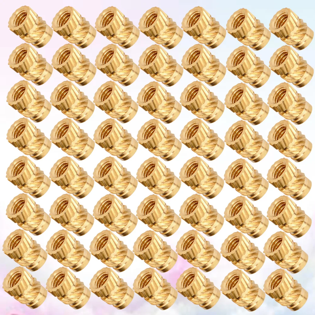 

Nut Threaded Insert Inserts Brass Knurled Thread Heat Nuts Embedmentresistant Female Set Wood 3D Assortment Printing Kit Metal