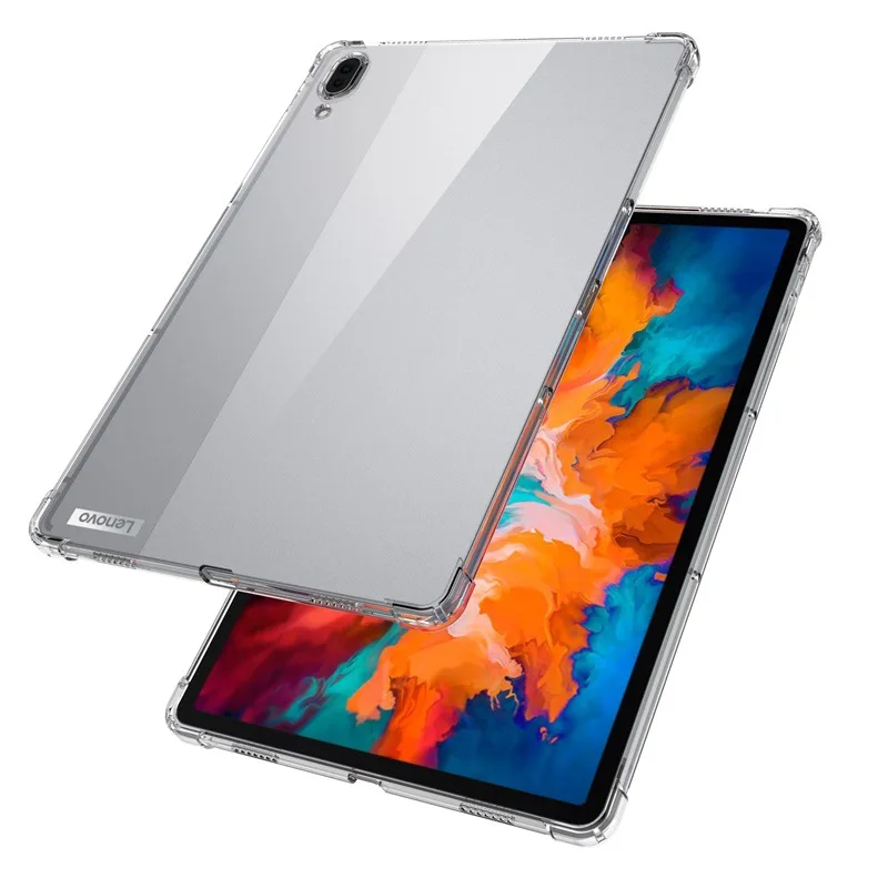 Чехол для Lenovo Tab P11 TB-J606F J617F J607F Plus силиконовый мягкий чехол с подушкой