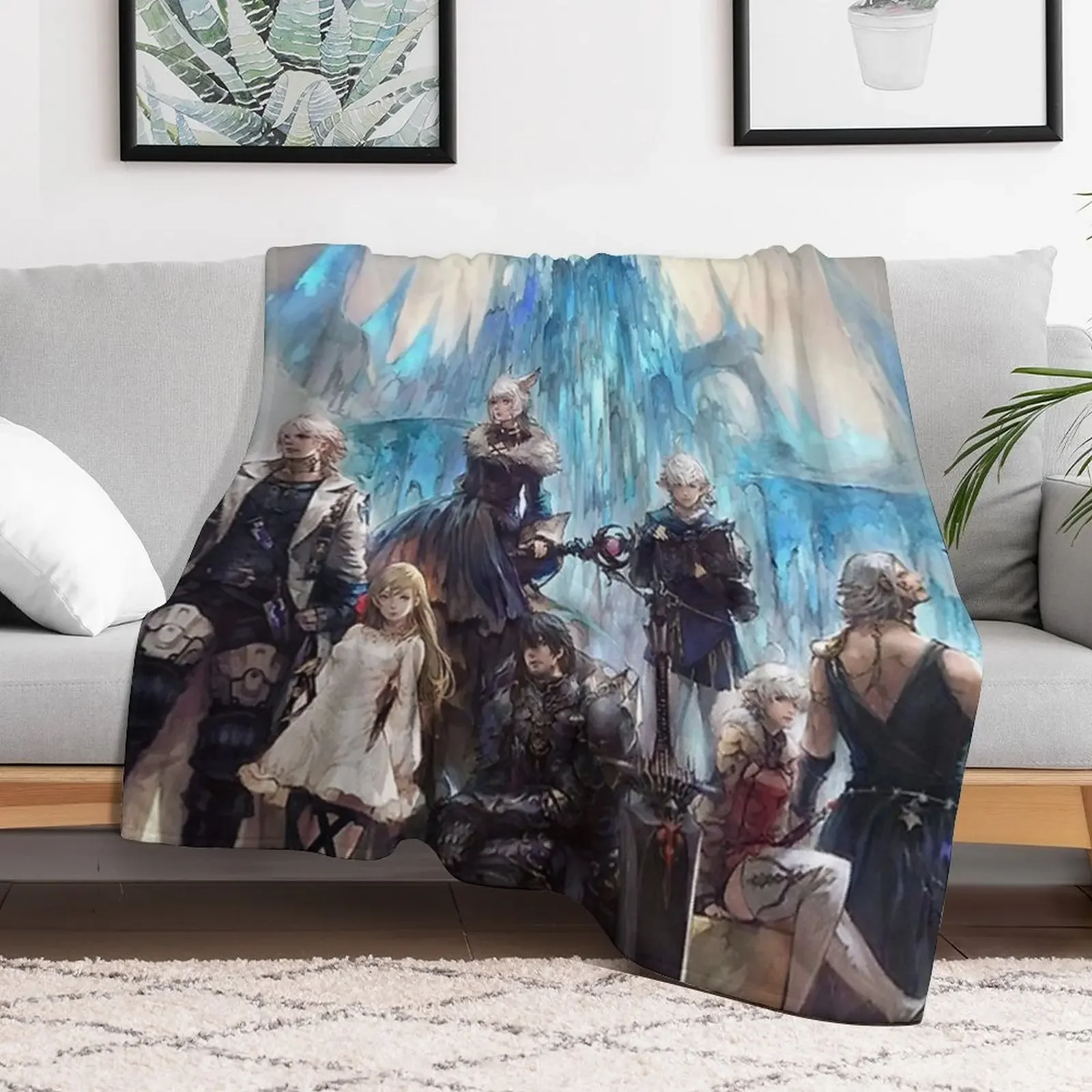 Одеяло Shadowbringers Polar Зимние кровати Одеяла на заказ