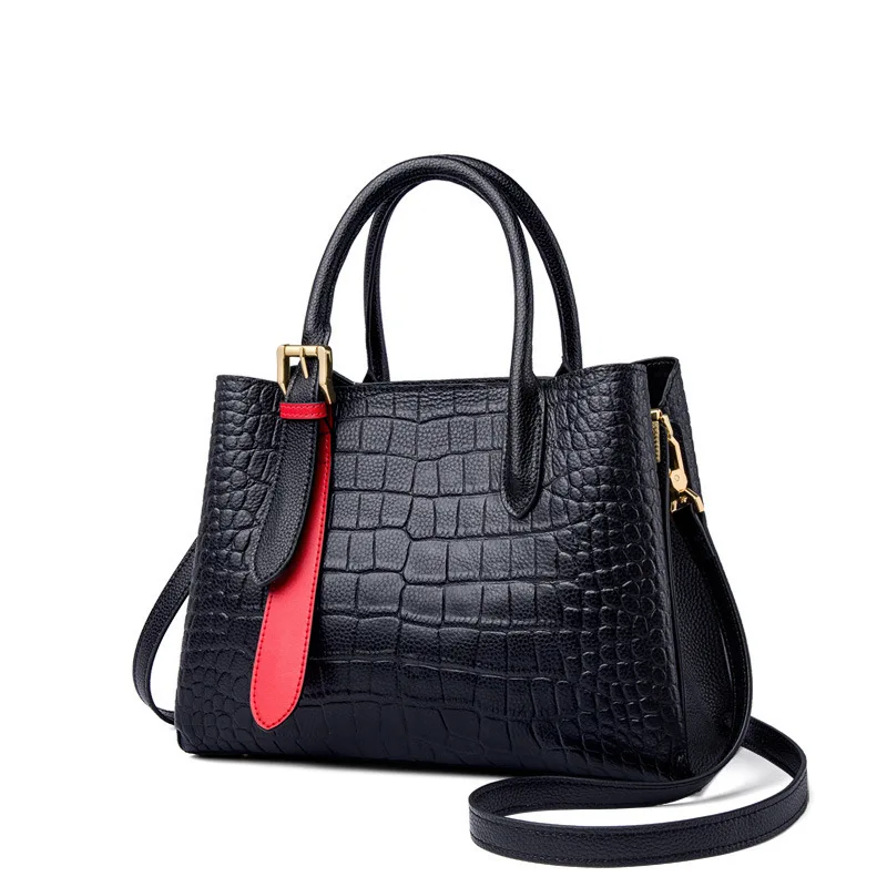 2023 new leather handbag large capacity ladies bag fashion crossbody commuter women's bag