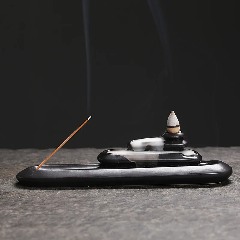 Ароматическая керамическая курильница из сандалового дерева креативная рефлюкс