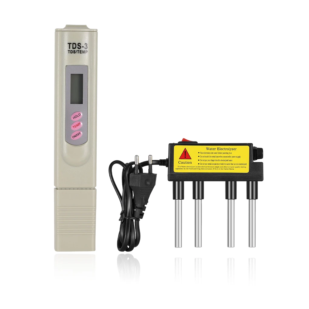 

Электролизер для воды с ЖК-дисплеем, тестер для быстрого тестирования, ручка с вилкой европейского стандарта