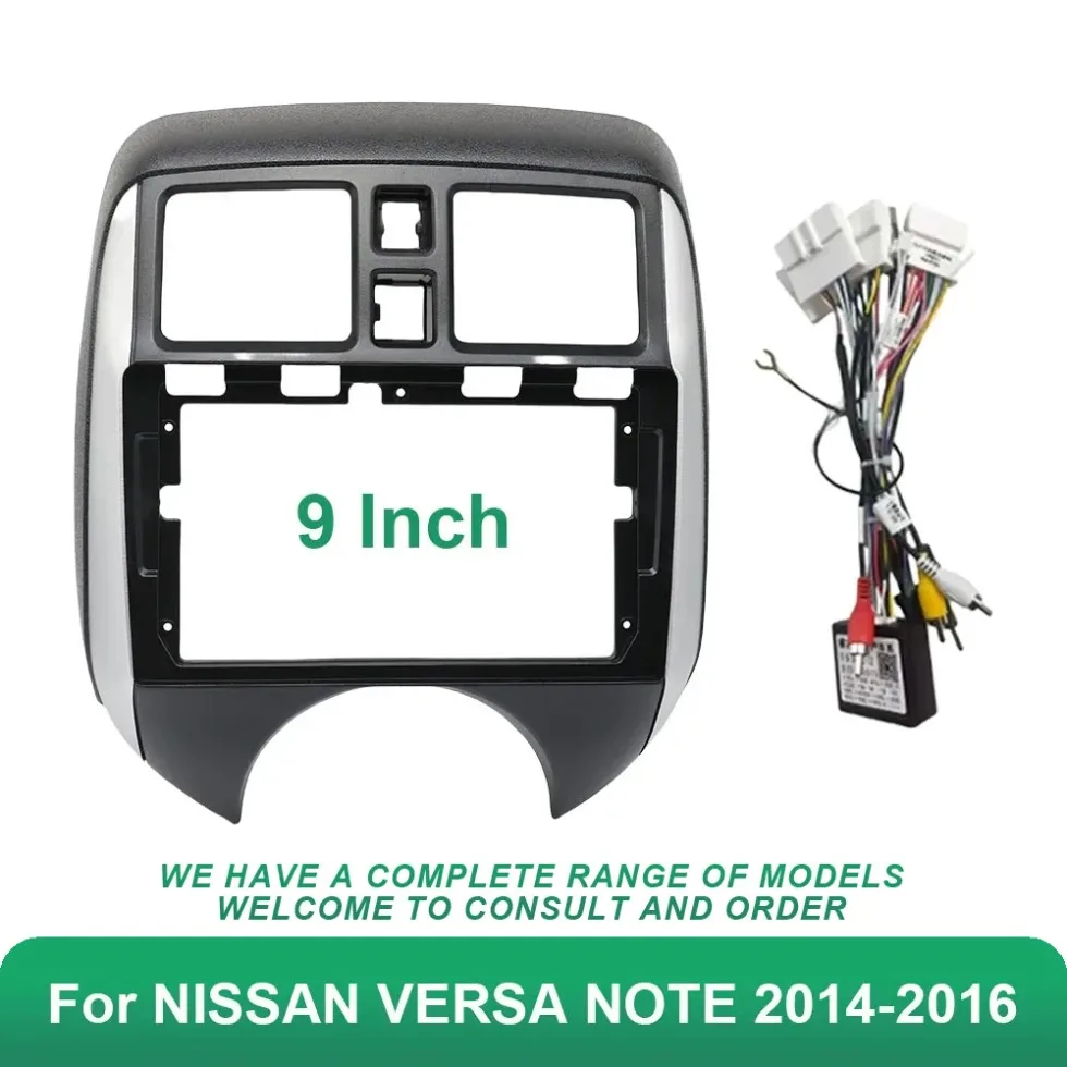9 &quot2 DinCar радио Fascias Android GPS MP5 стерео плеер головное устройство панель для NISSAN VERSA