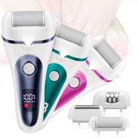 4 in 1 electric epilator women hair removal painless shaving foot file pedicure tools machine female face bikini body leg