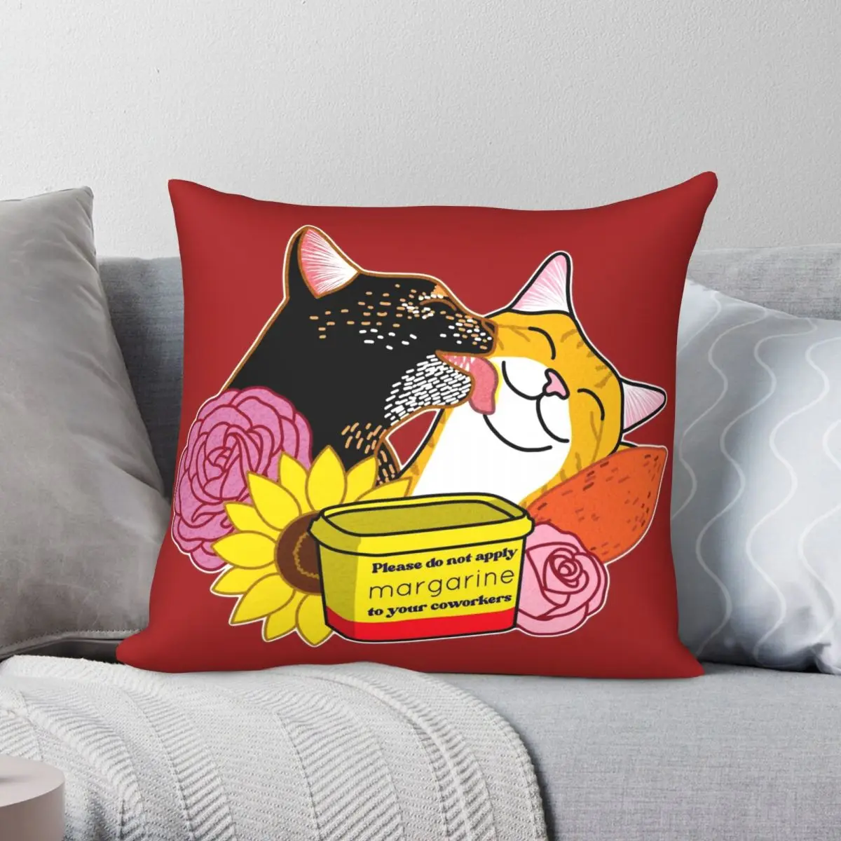 Оригинальный квадратный Чехол на подушку Jean And jports художника чехол из полиэстера