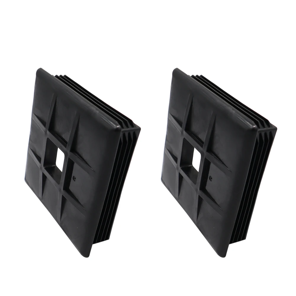 

RV Bumper Plug End Cap 4" Square Bumper Caps for RV Camper Travel Trailer 2 Pack