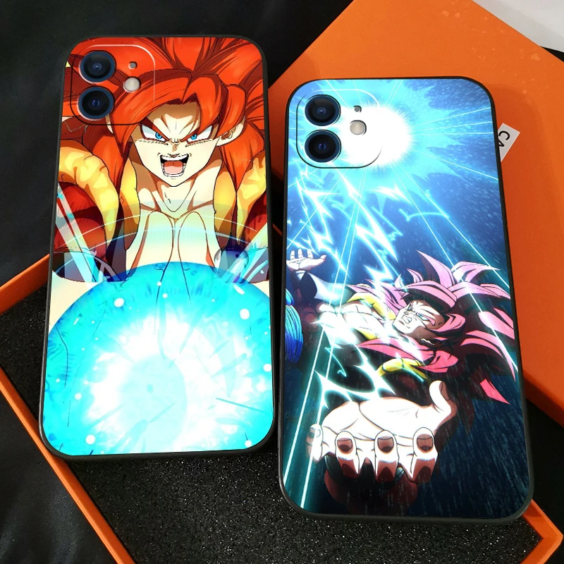 

Japanese Anime Dragon Ball Phone Case For Funda iPhone 13 12 11 Pro Max 13 12 Mini X XR XS Max 6 6s 7 8 Plus Etui