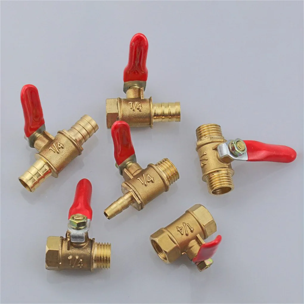 

Латунный шаровой кран с вращающейся ручкой, Двойная Внутренняя резьба, садовый шланг, запасные части, фитинг для двора, для помещений и улиц...