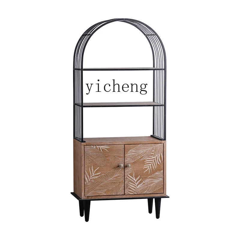 

ZC Retro Magazine Rack Shelf Bookshelf Creative Distressed Bed & Breakfast Home Display Rack Display Shelf