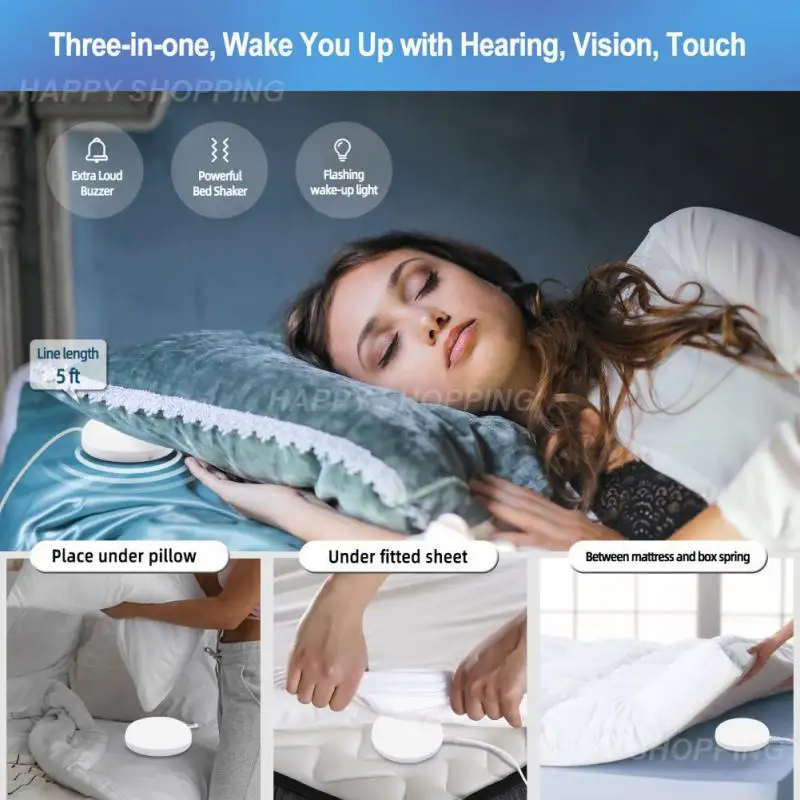 

Digital Vibration Alarm Creative Usb Charging Heavy Sleepers Auto-adjust Brightness New Multifunctional Electronic Clock