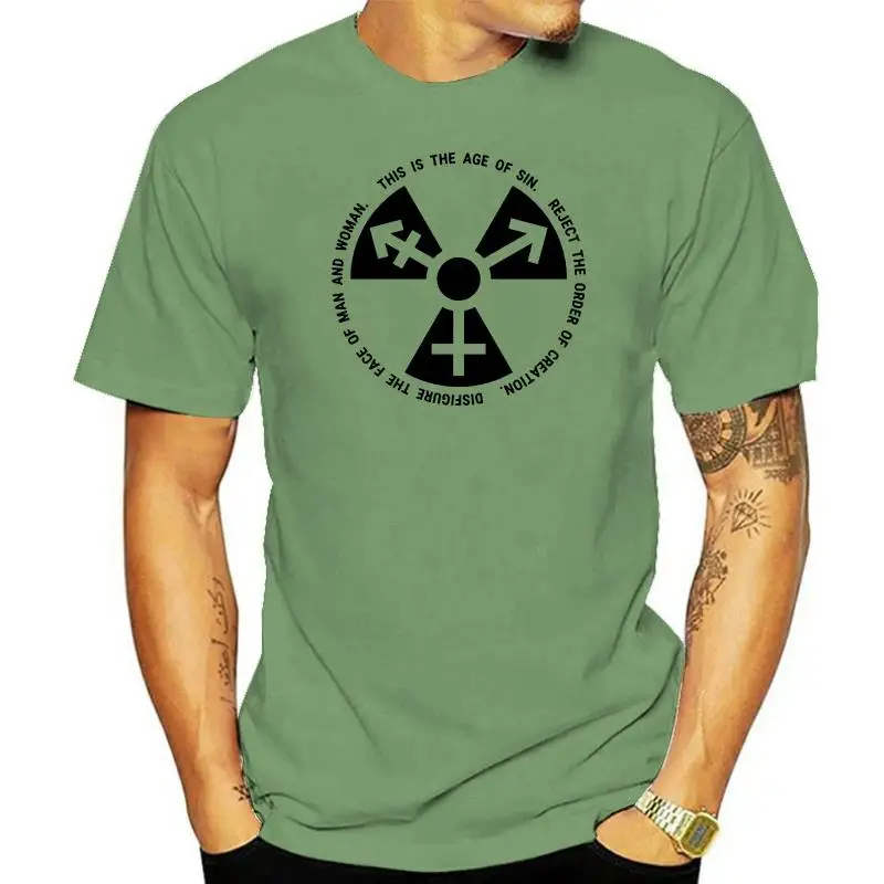 

Trans Radiation - Age of Sin - Black T shirt Gender tee trans pope sin radiation radiation symbol trans symbol