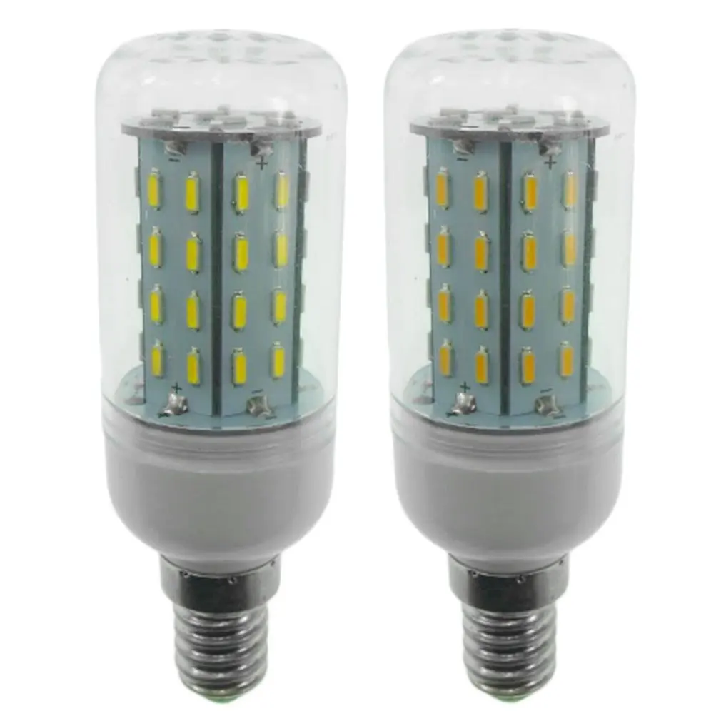 

E14 56 светодиодов 4014 SMD белый/теплый белый корпус лампа-светильник куруза В переменного тока изысканный дизайн прочный великолепный