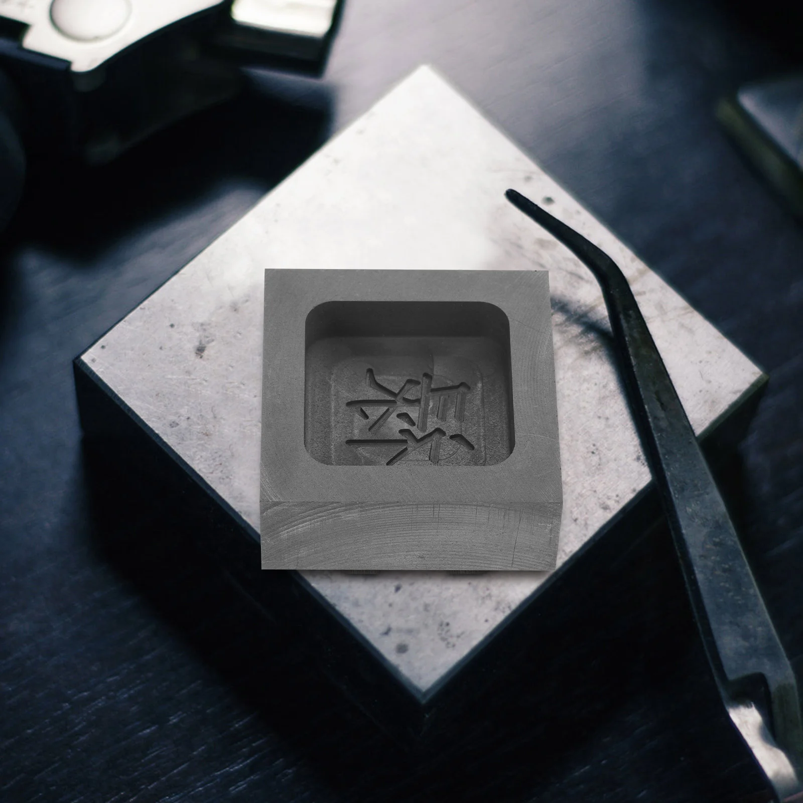 Графитовая форма разноцветный металлический литье плавящийся золотой