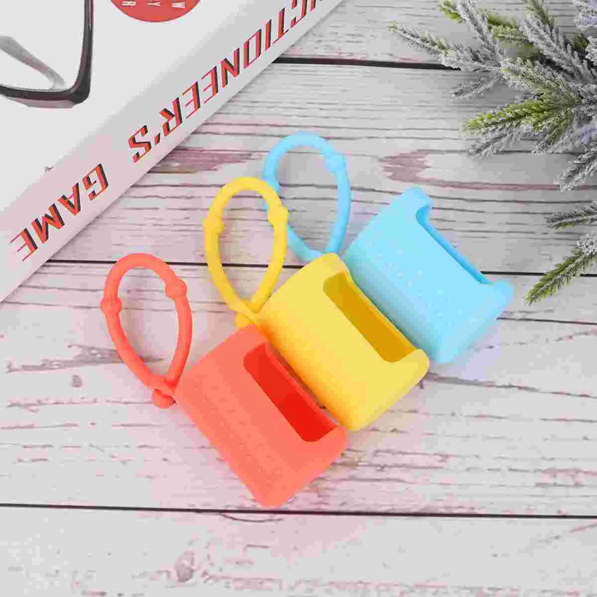 

6pcs 15ml Roller Bottle Holder Silicone Essential Oil Carrying Case Protective Cover