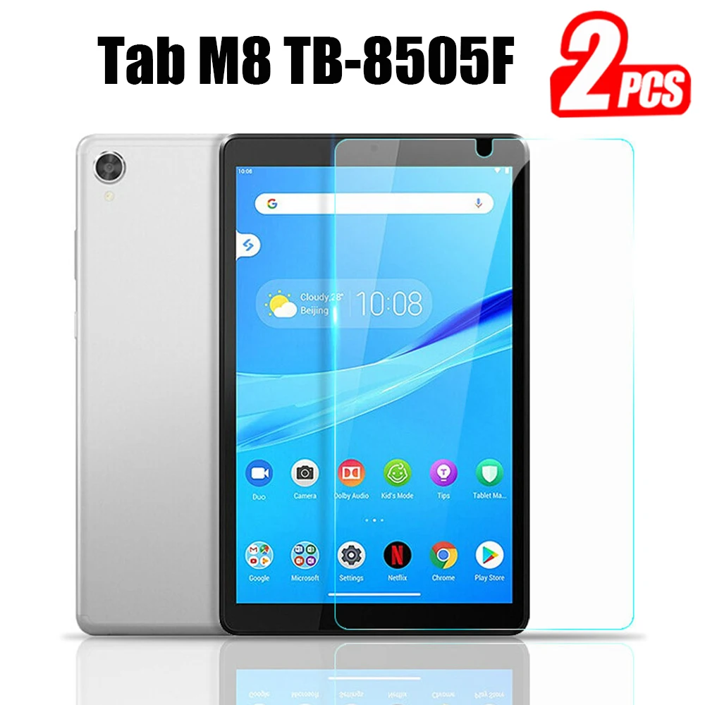 

Tempered Glass For Lenovo Tab M8 8.0 2019 TB-8505 TB-8505F TB-8505X Tablet Screen Protector 9H Glass Film Protective Film Guard