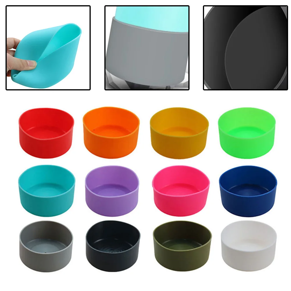 

Cup Cover Space Pot Silicone Cover Rubber Bottom Pad For Sports Bottle Protector 32 40oz Accessories Universal Diameter 7.5 9cm