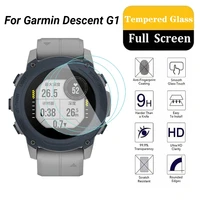 for garmin descent g1 full coverage screen protector smartwatch tempered glass protective film for descent g1 accessories