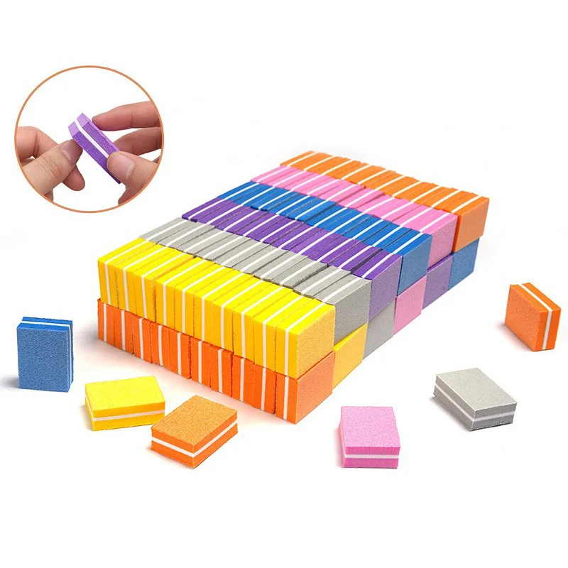 

5 шт., двусторонние мини-пилки для ногтей