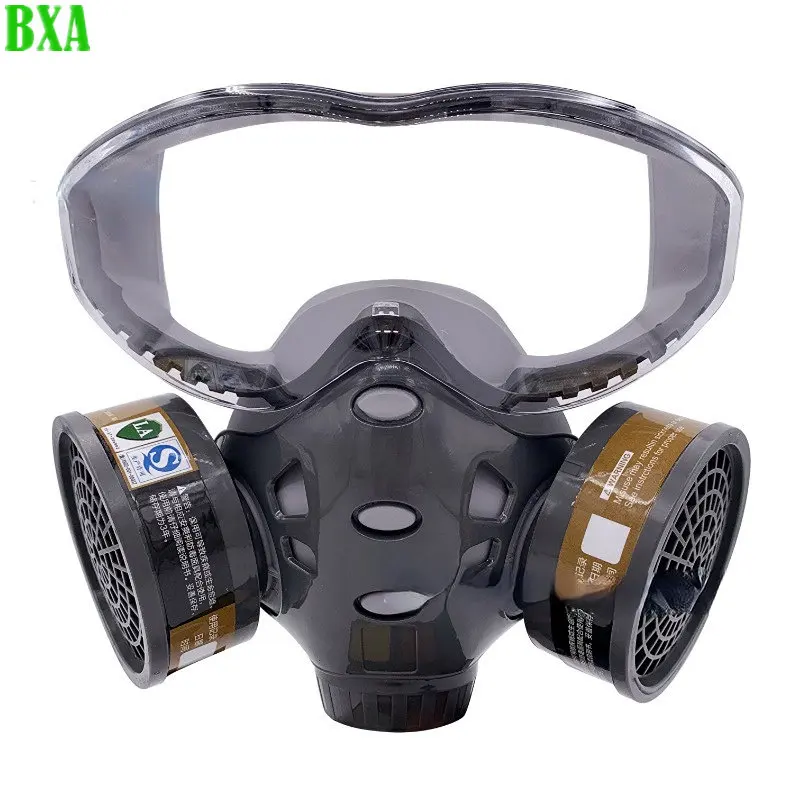 

Gas Mask 8200 Protective Chemical Respirator Filters Industrial Paint Spray Organic Vapor Anti-Dust Goggle Safety Professional