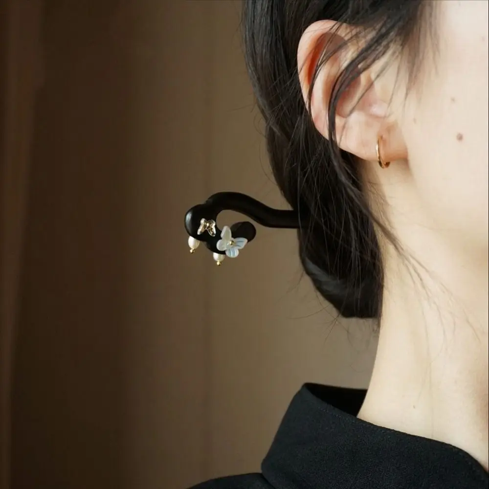 

Ancient Headwear Hairstyle Design Tool Chinese Style Headwear Ancient Style Hairpin Hanfu Hair Sticks Wooden Hairpin