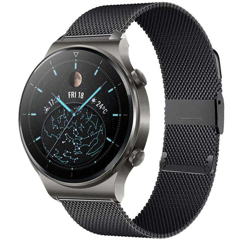 

Металлический Ремешок Для Huawei Watch GT 2 Pro, браслет для часов GT2 46 мм Honor Magic GS Pro, браслет из нержавеющей стали