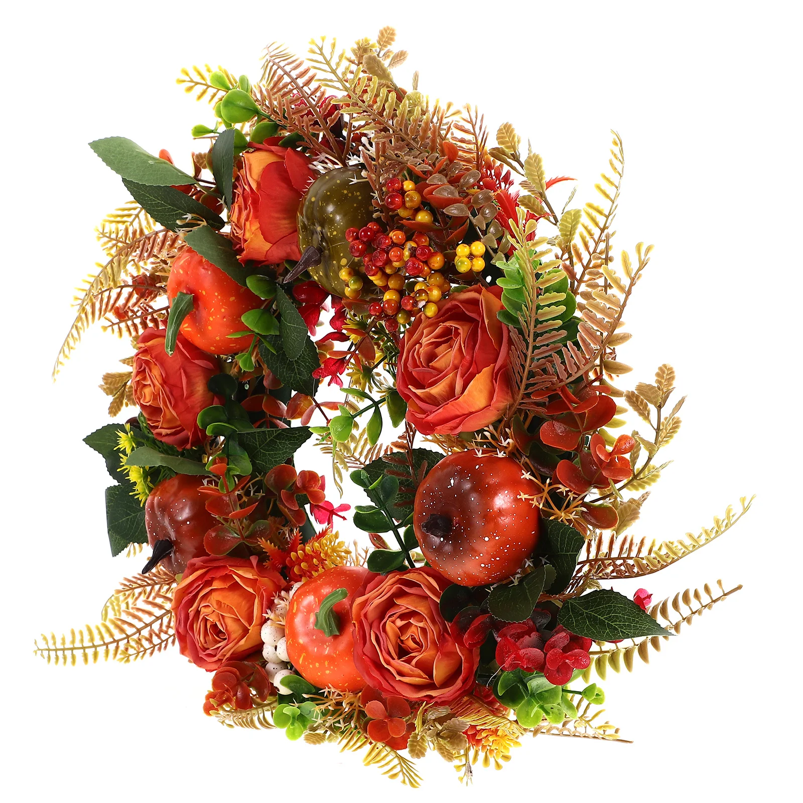 

Roses Garland Wreath Scene Layout Decor Decorations Artificial Fall Eucalyptus Plastic Front Door Leaf Welcome