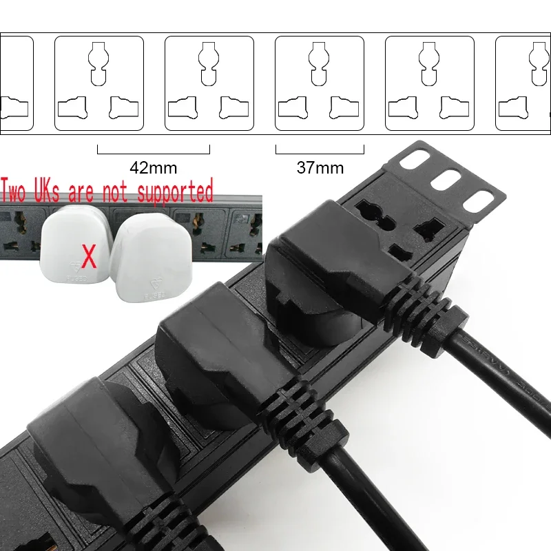 PDU Удлинитель NAC3FX-W NAC3MPX авиационный порт 2-9 10A Универсальная розетка Авиационная