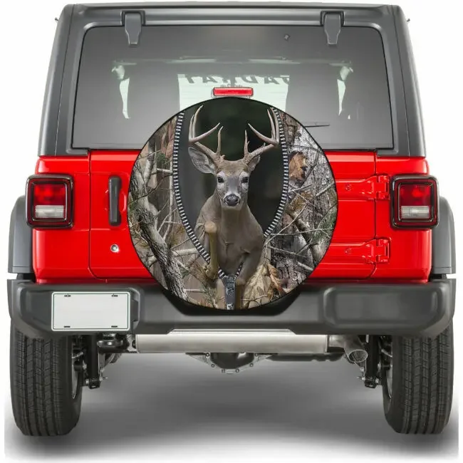 Чехол на запасное колесо для охоты олень автомобиля грузовика путешествия охота