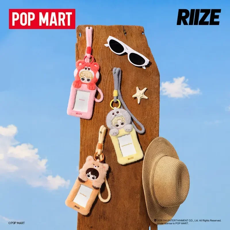Фото POPMART RIIZE Fluffy Club Series: Загадочная коробка-сюрприз с держателем для карт, очаровательная аниме-кукла, настольный набор, подарок №2