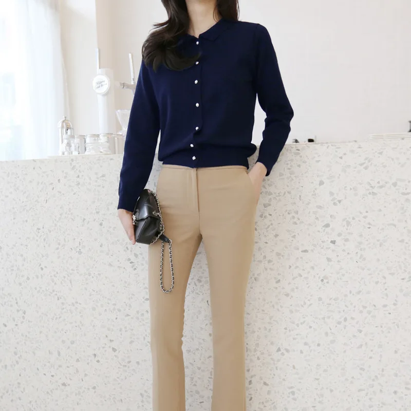 Укороченное хлопковое поло на пуговицах цвет черный