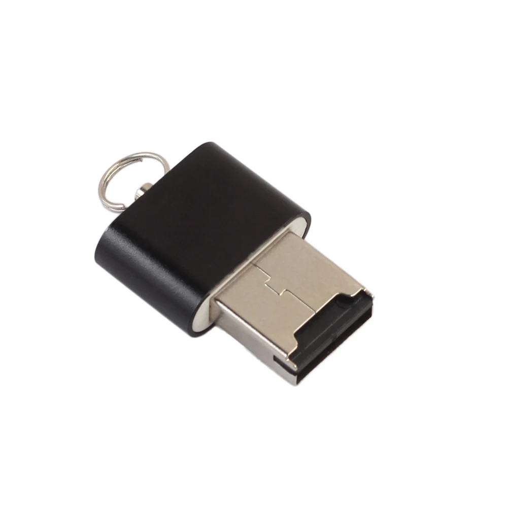 Мини-адаптер для чтения карт памяти из алюминиевого сплава USB 2 0 T Flash TF Micro SD ПК/Mac