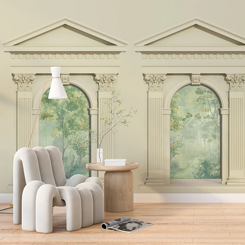 Zeeko Европейская зеленая железная фотообои с водонепроницаемой отделкой во