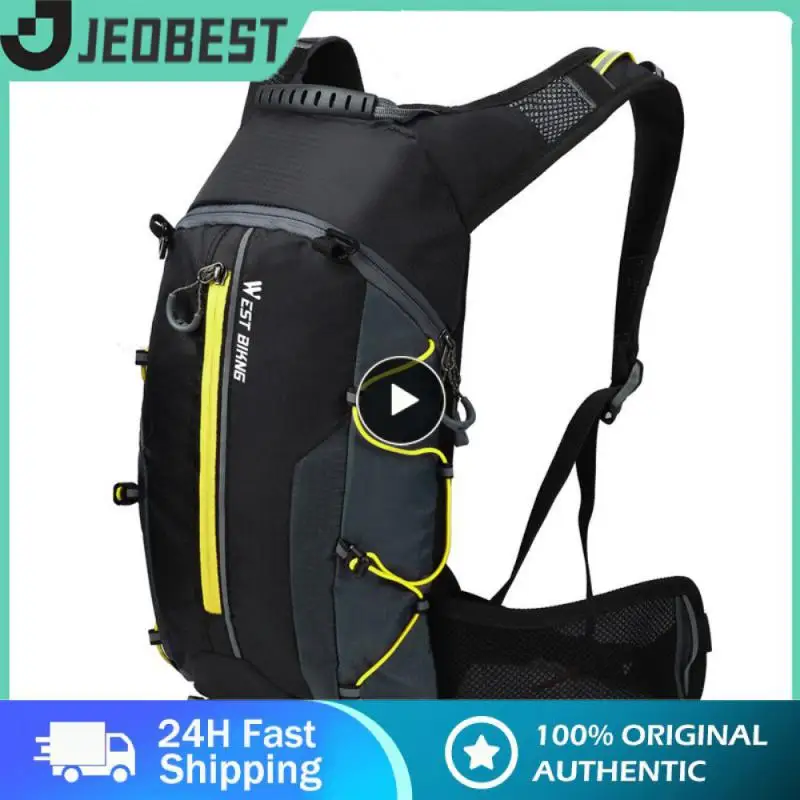 

Tear Resistant West Biking Lightweight Travel Bag Wear Resistant Riding Backpack Double Deck Main Warehouse Hanging Lock Hook