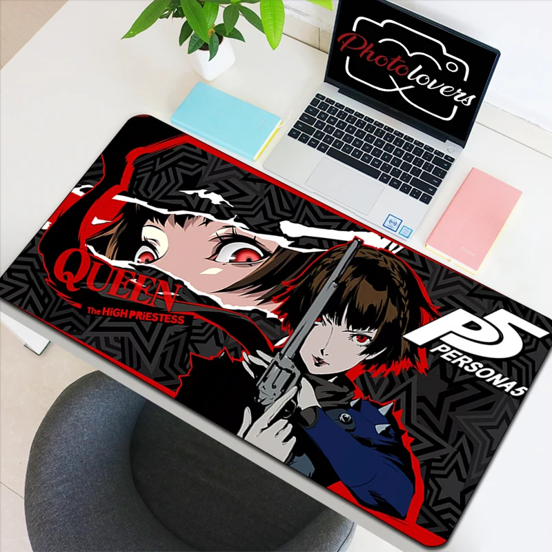 

Mouse Mat Pad Gamer Pc Cabinet Persona 5 Desk the Table Gaming Laptops Mousepad Mice Keyboard Mats Big Accessories Mause Kit Xxl