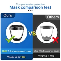 Полнолицевая маска со сменными фильтрами PM2.5#1