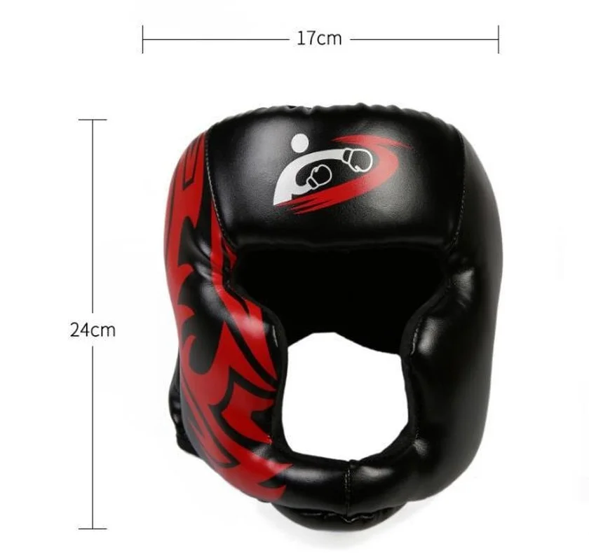 PU Karate Muay Thai Guantes De Boxeo Free Fight MMA Sanda Training Adults Kids Equipment Kick Boxing Helmet for Men Women |