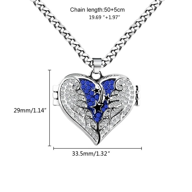 

Locket for ashes Urn Necklace for ashes Heart Locket Ashes Necklace Keepsake Memorial Jewelry Gift Women Girl Teen T8DE