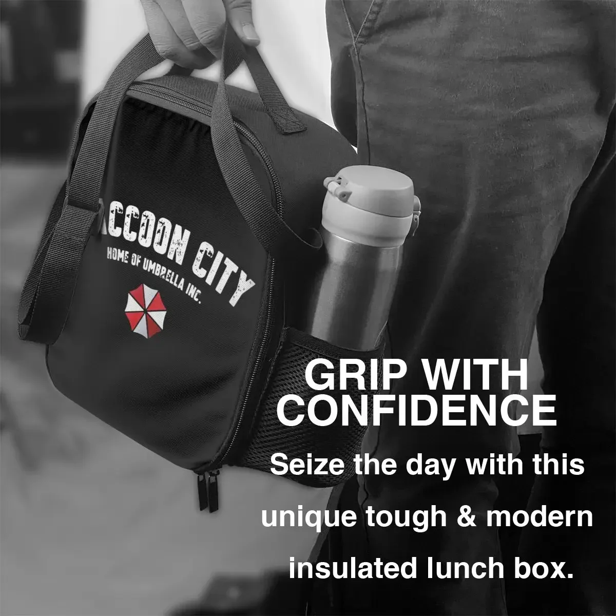 Raccoon City Home Of Umbrella Corporation Corp Изолированный ланч-бокс Школьная офисная игра