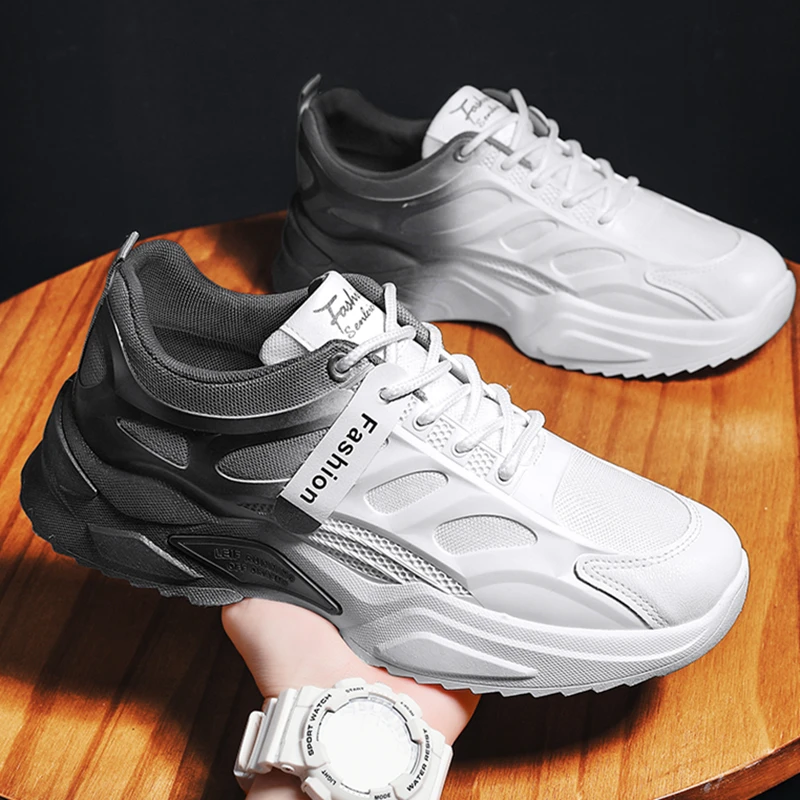 2022 Men Sneakers Trendy Breathable Tennis Male Casual Shoes Chunky Footwears Outdoor Man Running Sports Shoes Zapatillas Hombre