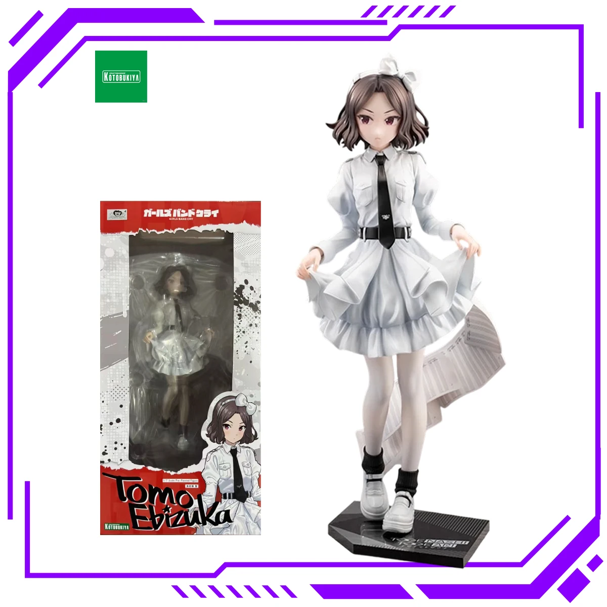Фото В наличии: коллекционные фигурки Kotobukiya Girls Band Cry (Нина Исери, Томо Эбичука и Субару Ава) в масштабе 1/7, подарки для мальчиков и девочек. №2
