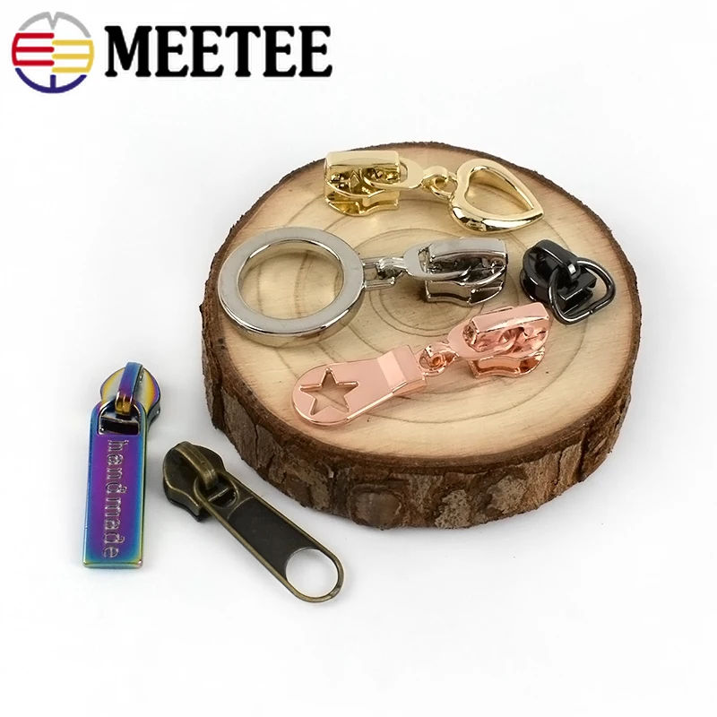 10/30 шт. Модные 5 # слайдеры на молнии для нейлоновых молний Сумка Одежда головки