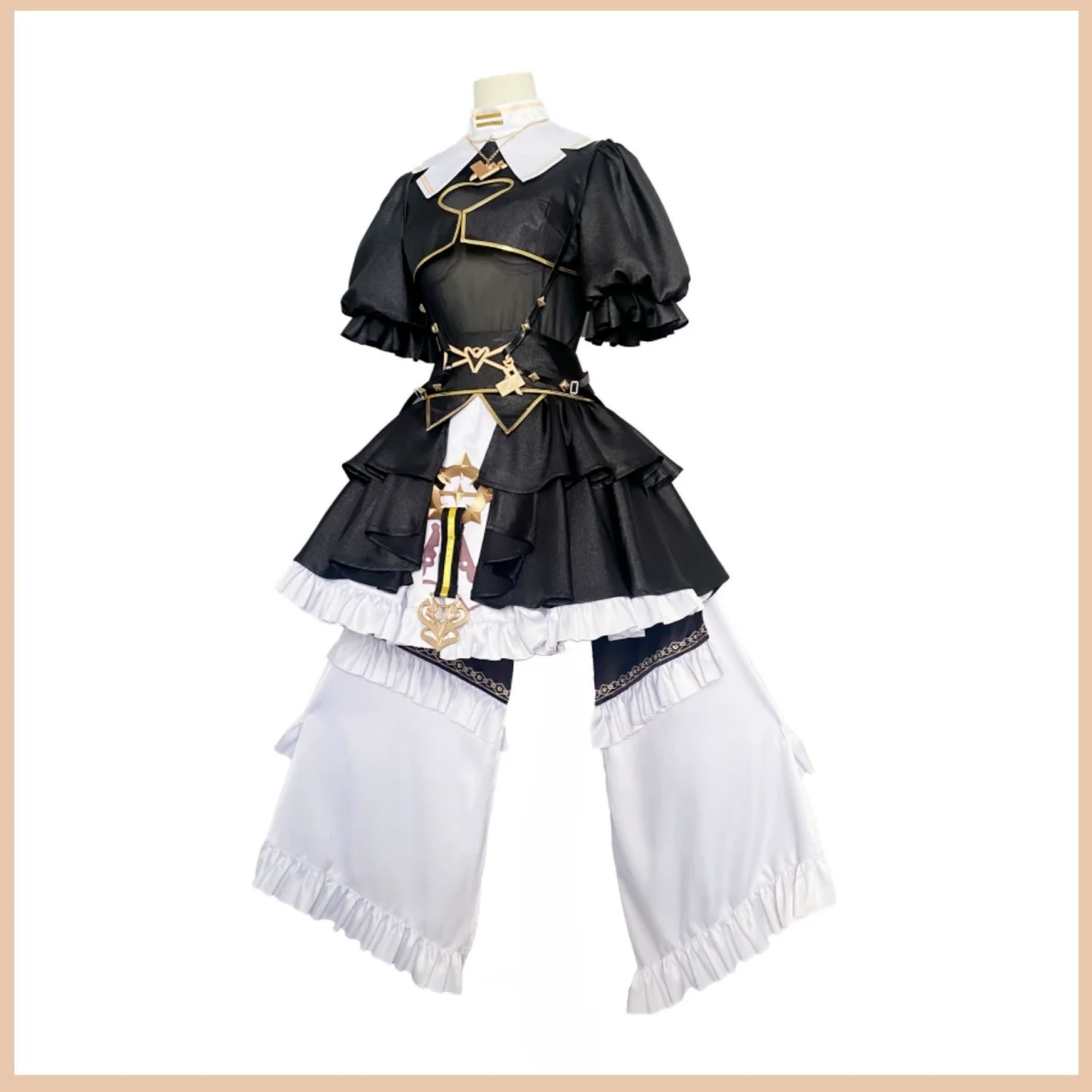 Фото XqVirtual YouTuber Houshou Marine Косплей Костюм VTuber Nun Sister 1st Live Ahoy Gothic Dress Парик Женский Сексуальный Карнавальный Костюм №4
