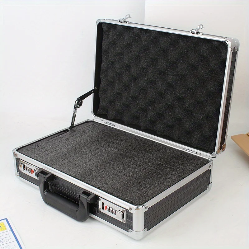 

Портативный Ящик Для Инструментов С Защитой Паролем Чехол Для Хранения Из Алюминиевого Сплава С Губкой Защитное Оборудование ...