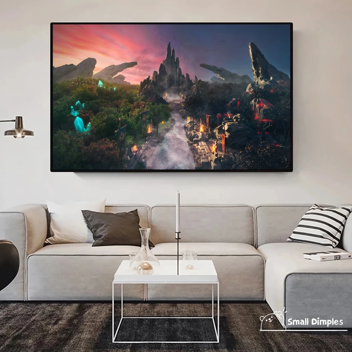 Dota 2 Game Poster Canvas Art Print Home Decoration Wall Painting ( No Frame )
