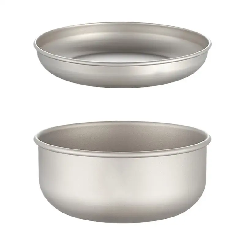 Титановая миска для лапши фруктов портативные десертные миски альпинизма