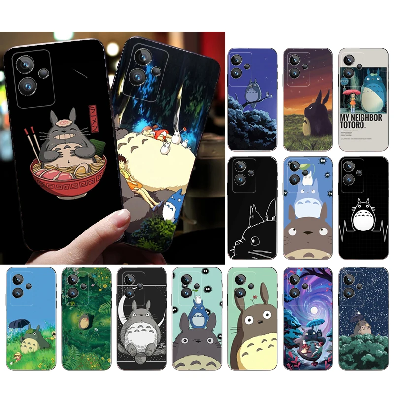 

My Neighbor Totoro Phone Case for OPPO Realme 10 Pro Plus 9 8 7 6 Pro GT 2 Pro X2 Pro C21Y C11 X3 SuperZoom Funda